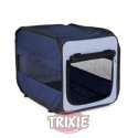 Trixie Caseta desmontable Twister, talla S azul/beig para perro
