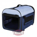 Trixie Caseta desmontable, talla 1 azul oscuro/beige para perro