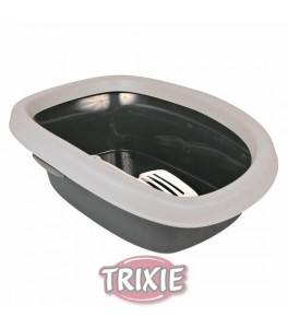 Trixie Bandeja Higiénica Carlo 1, gris claro para gato