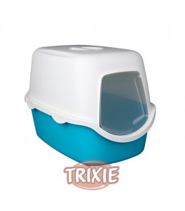 Trixie Bandeja Higiénica gato Vico, aguamarina/crema