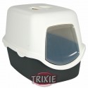 Trixie Bandeja Higiénica gato Diego, gris oscuro/crema