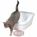 Trixie Bandeja Higiénica Cleany, 45x21(29)x54 cm, gran-blanco