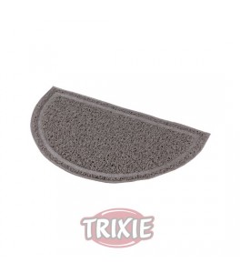 Trixie Alfombrilla PVC, Semi-circular, 41×25cm, Antracita