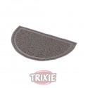 Trixie Alfombrilla PVC, Semi-circular, 41×25cm, Antracita