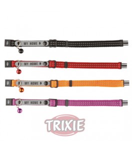 Collar Gato con Portadirecciones reflectante