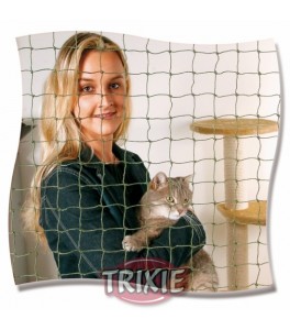 Trixie Red protección,con hilo metálico, 8x3 m, color oliva-verde