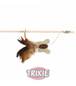 Trixie Varita juego, Mariposa con plumas, Catnip, 45 cm