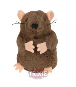 Trixie Topo con Catnip y sonido, Peluche, 8 cm