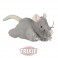 Trixie Ratón peluche con sonido, 15 cm