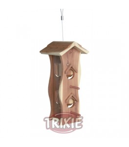 Trixie Comedero, madera cedro, 12x29x14 cm, naturals