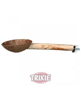 Trixie Percha con cuenco de comida, 25 cms