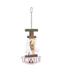 Trixie Juguete Natural Living cascabel/cuerda, 38 cms
