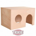 Trixie Casita madera cobayas, natural, 24x15x15 cm