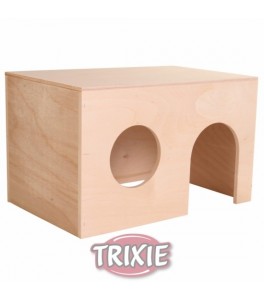 Trixie Casita madera cobayas, natural, 27x17x19 cm