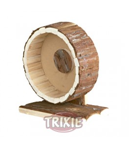 Trixie Rueda giratoria de madera para roedores, Natural Living, ø 20 cm
