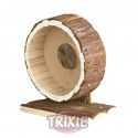 Trixie Rueda giratoria de madera para roedores, Natural Living, ø 20 cm