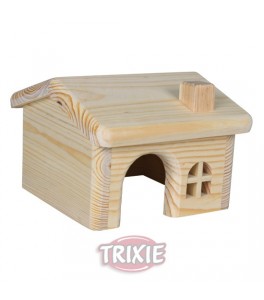 Trixie Casita madera para hámsters, 15×11×15 cm