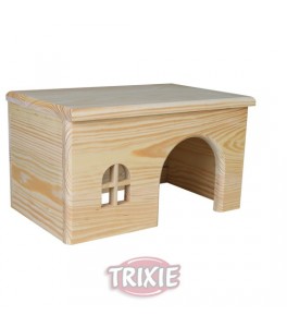 Trixie Casita madera para cobayas, 28×16×18 cm