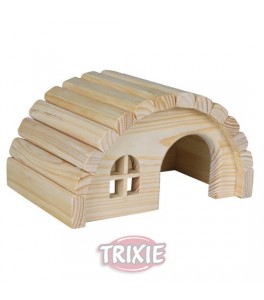 Trixie Casita madera para hámsters, 19×11×13 cm
