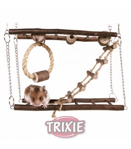 Trixie Puente Colgante Natural Living para roedores, 27×17×7 cm