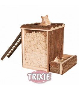 Trixie Torre Laberinto para roedores Natural Living, 25×24×20 cm