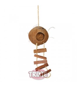 Trixie Casita de Coco para hámsters, sencillo, ø 13x56 cm