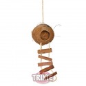 Trixie Casita de Coco para hámsters, sencillo, ø 13x56 cm