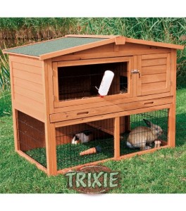 Trixie Caseta Natura doble para roedores con rampa y nido, 123×96×76 cm