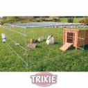Trixie Recinto para roedores cubierto con malla galvanizada con puertas,144x58x116cm