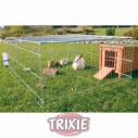 Trixie Recinto para roedores cubierto de malla galvanizada con puertas,216x65x116cm
