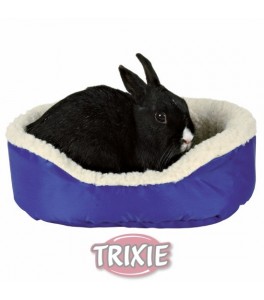 Trixie Cama acolchada para roedores, 35x28 cm, Azul/borreguillo