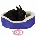 Trixie Cama acolchada para roedores, 35x28 cm, Azul/borreguillo