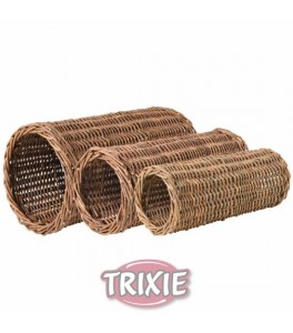 Trixie Túnel mimbre para hámster, ø 10×25 cm