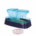 Trixie Bañera arena para Hámster y Ratón,17x10x10cm, azul oscuro-turquesa