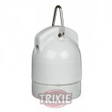 Trixie Porta Lámparas de porcelana colgable