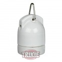 Trixie Porta Lámparas de porcelana colgable