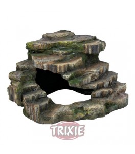Trixie Piedra esquinera con Cueva&Plataforma, 21×20×18cm,
