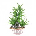 Trixie Plantas plástico base grava, 18 cm