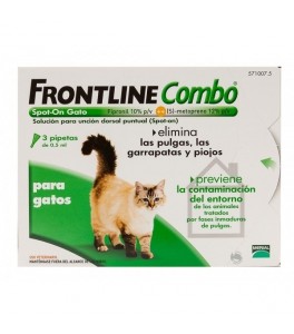 Frontline Spot Combo gato 3 Pipetas